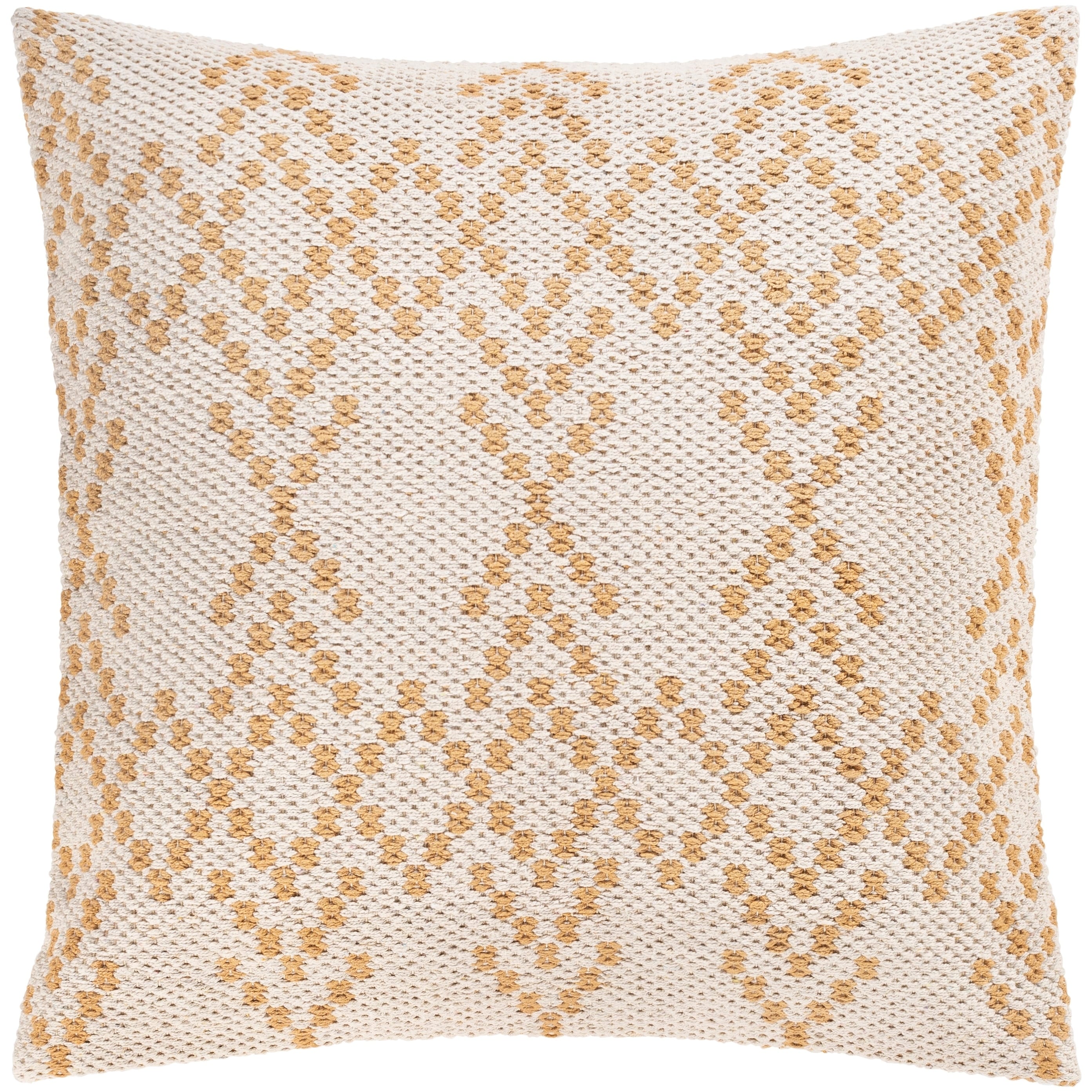 Risko Geometric Striped Cotton 20 Inch Throw Pillow