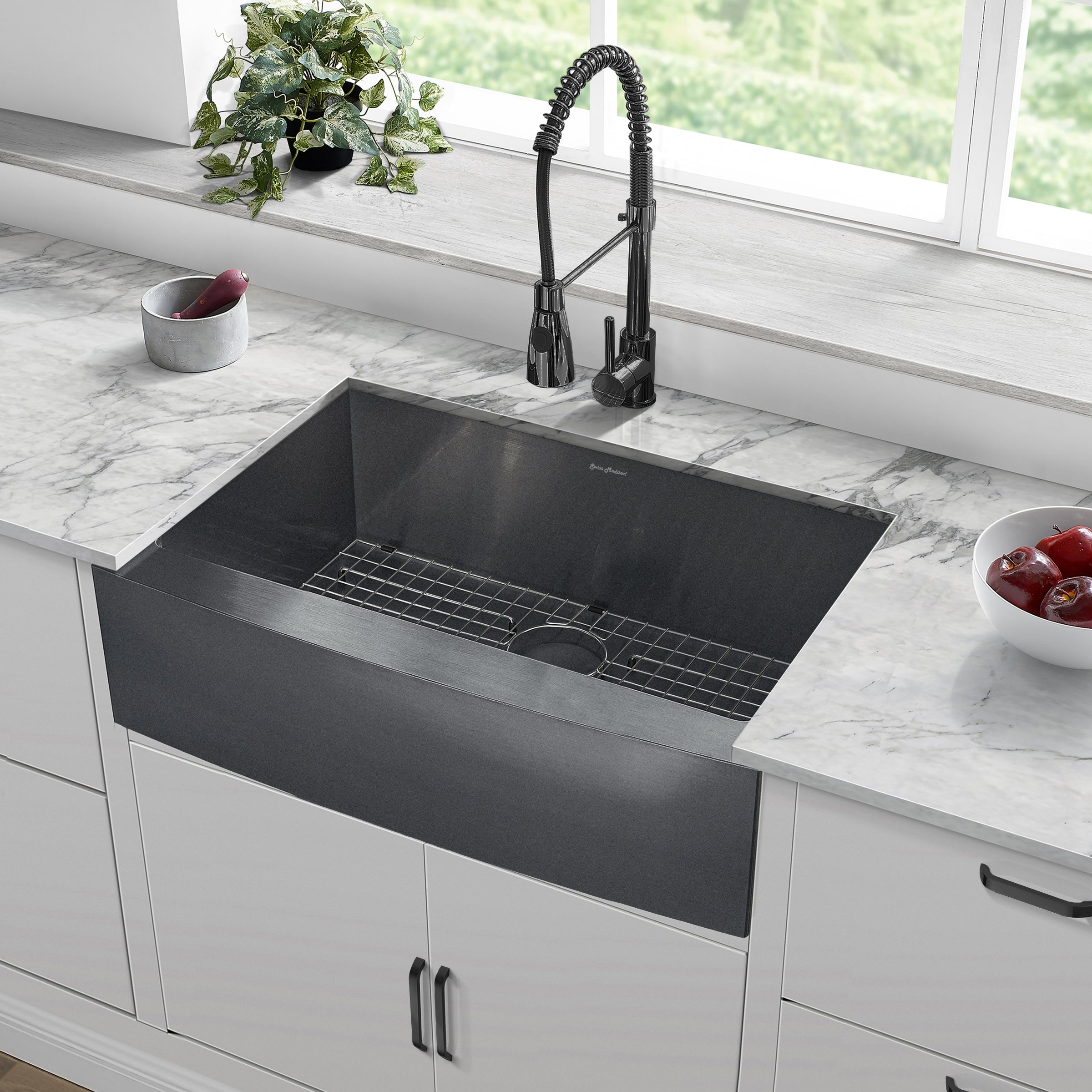 Rivage 30 X 21 Stainless Steel Single Basin Farmhouse Kitchen Sink With Apron
