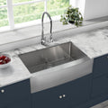 Rivage 33 X 21 Stainless Steel Single Basin Farmhouse Kitchen Sink With Apron