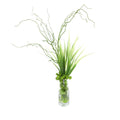 River Grass And Willow Arrangement In Vase 32