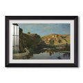 River Landscape With C 1850 1860 Henri Harpignies Custom Framed Print
