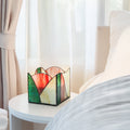 River Of Goods 4.75 Inch Colorful Waves Stained Glass Candle Holder 4.75 X 4.75 X 4.75