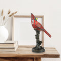 River Of Goods Stained Glass 13 Inch Cardinal Accent Lamp