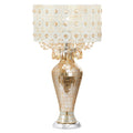 River Of Goods Poetic Wanderlust By Tracy Porter Solvang Jeweled Metal Mosaic Base Cascading Crystal Table Lamp