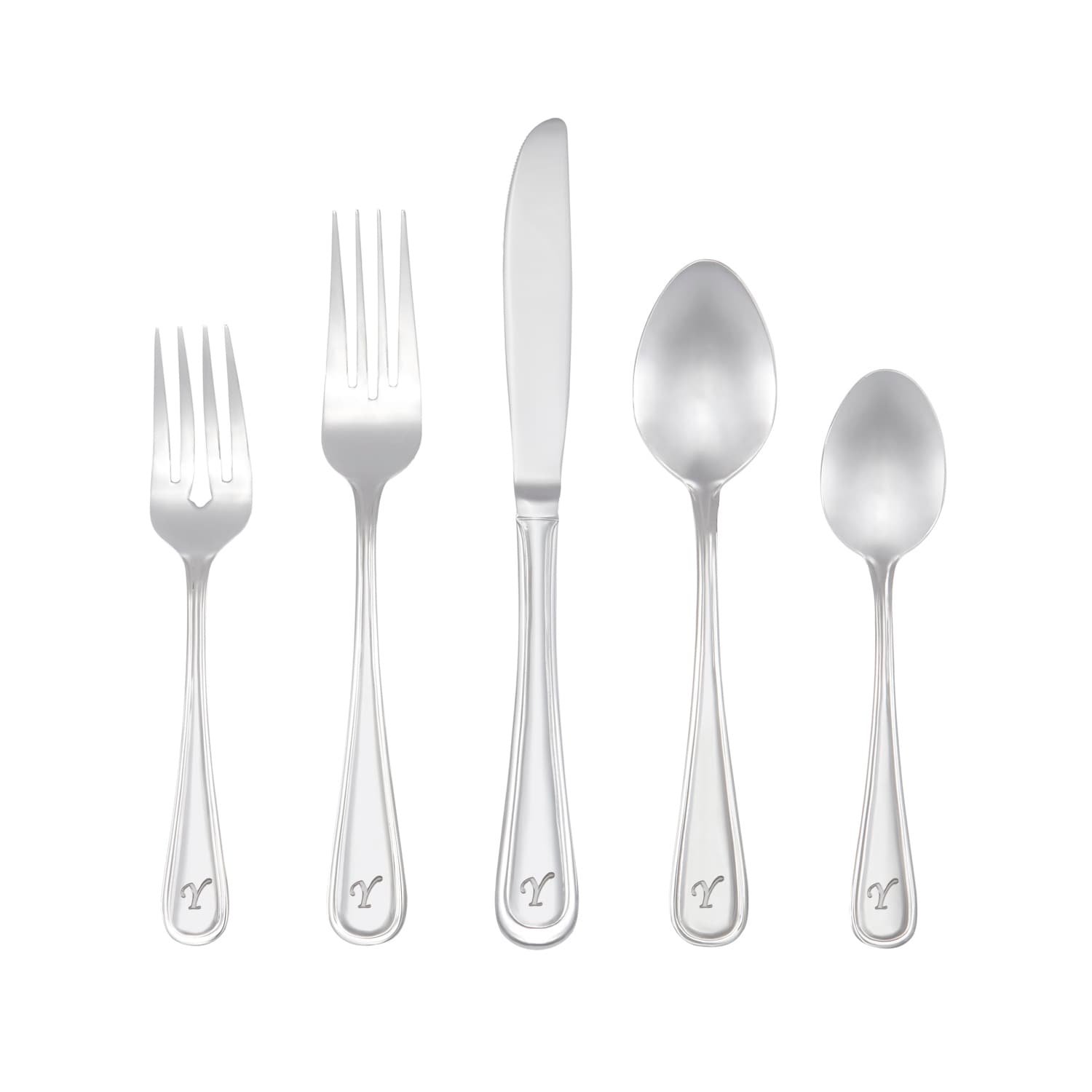 Riverridge 46 Piece Marina Pattern Personalized Flatware Set