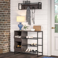 Riverridge Afton 3 Tier Shoe Rack With Storage Bins