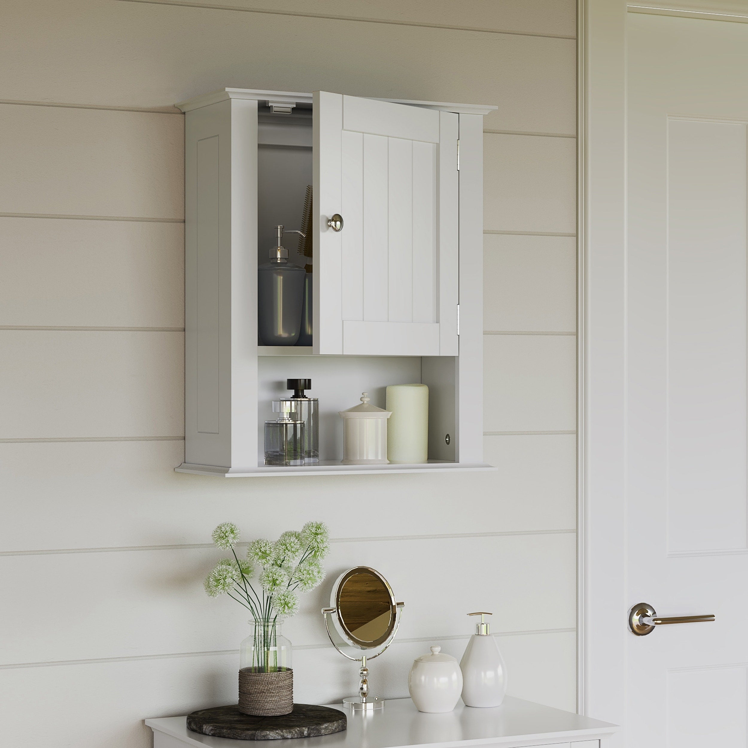 Riverridge Ashland Collection With Single Door Wall Cabinet