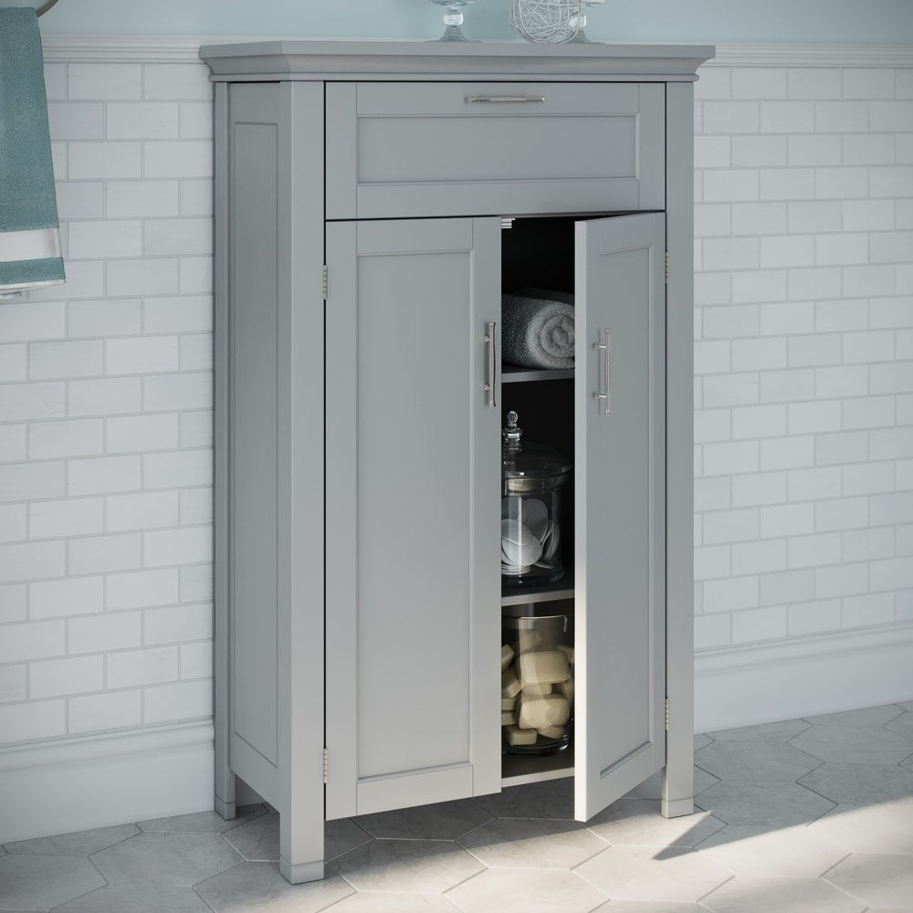 Riverridge Somerset Collection Two Door Floor Cabinet Grey