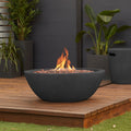 Riverside Gas Fire Bowl In Shale By Real Flame N A
