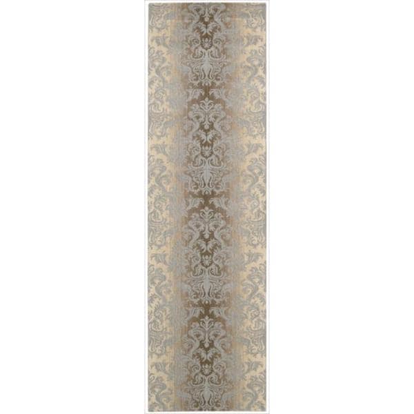 Riviera Mocha Beige Wool Blend Rug 23 X 8 Runner