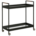 Riyo 33 Wide Rectangular Bar Cart 33 Wide