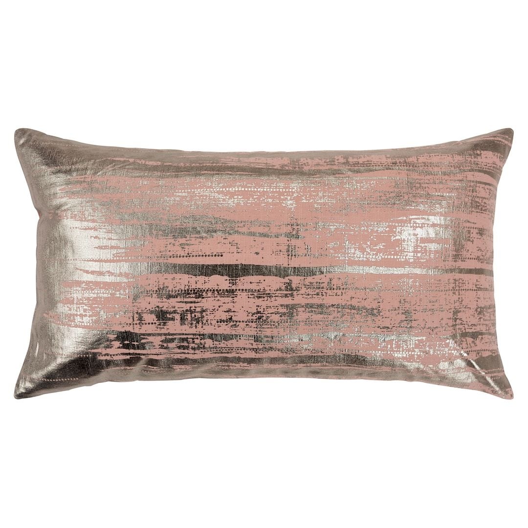 Silver Orchid Bryson Abstract Filled Pillow