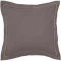 Rizzy Home Brown Euro Sham