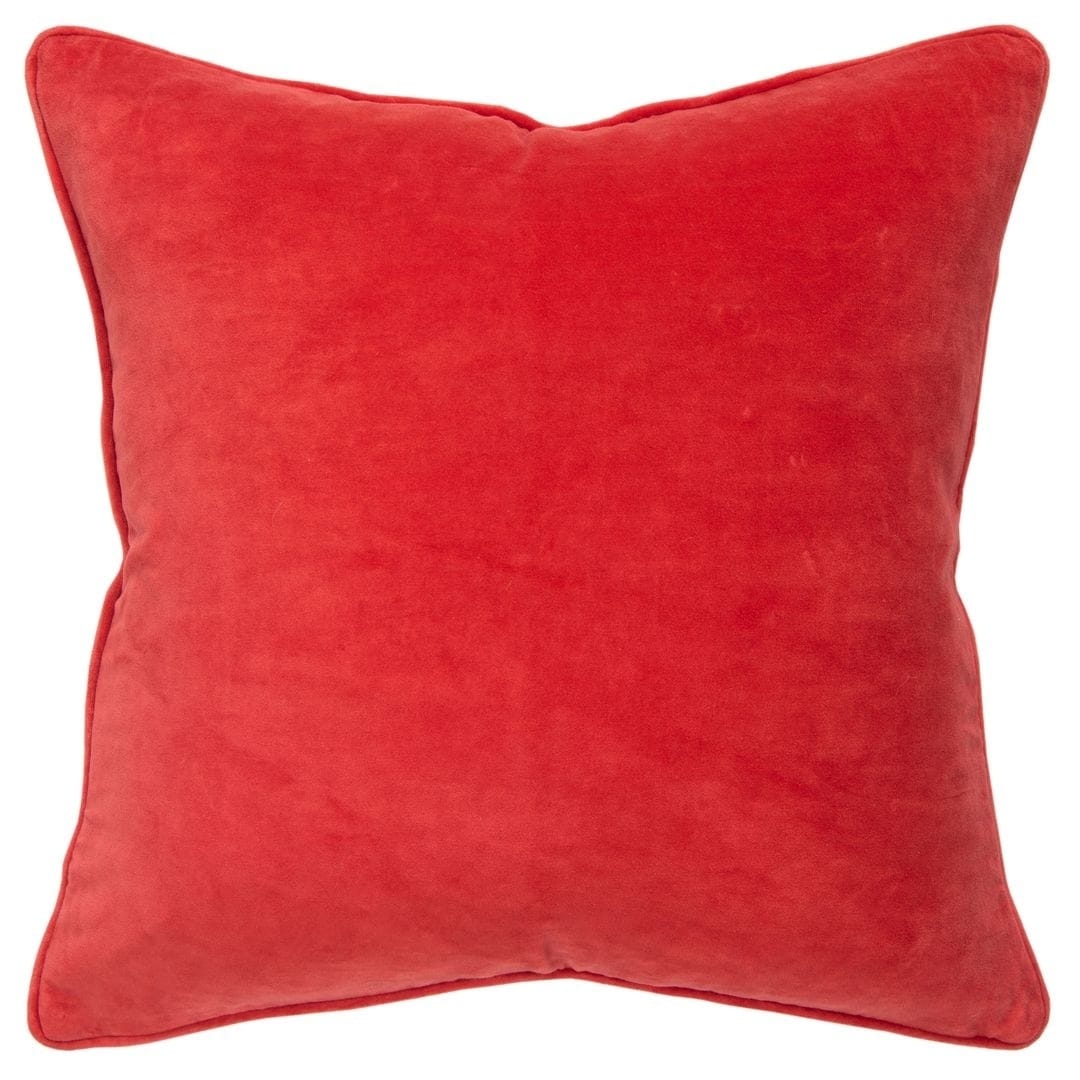 Rizzy Home Connie Post Red Solid 20 X20 Filled Pillow