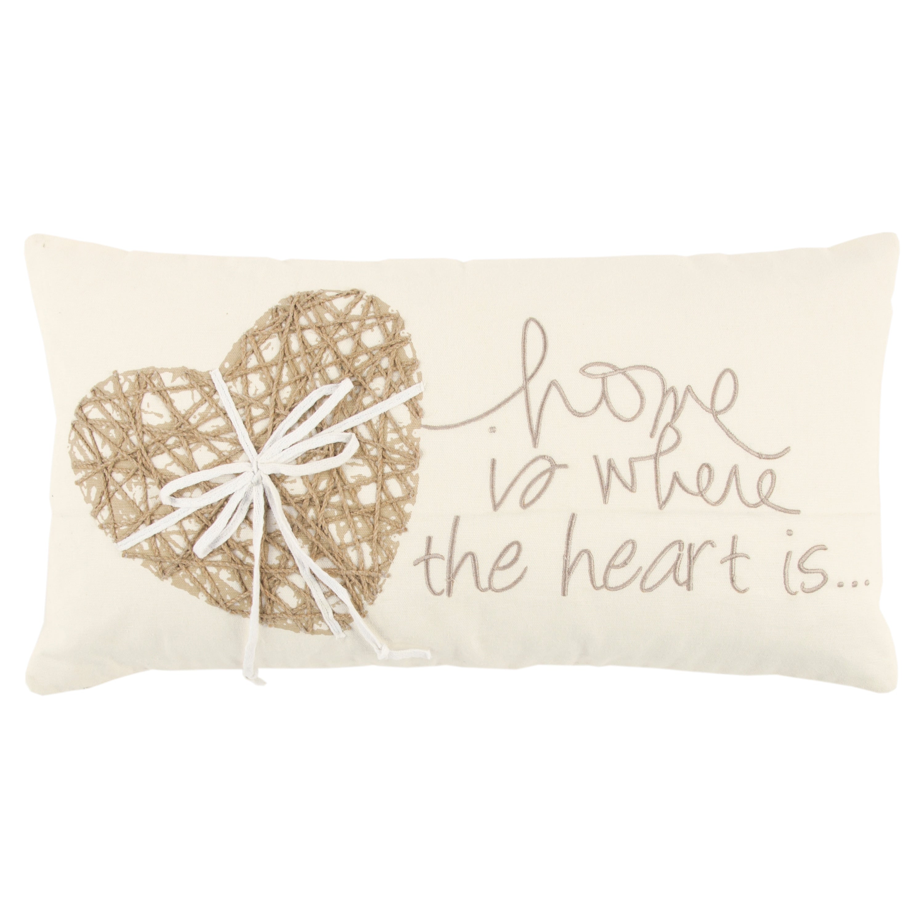 Home Is Where The Heart Is Pillow Cover
