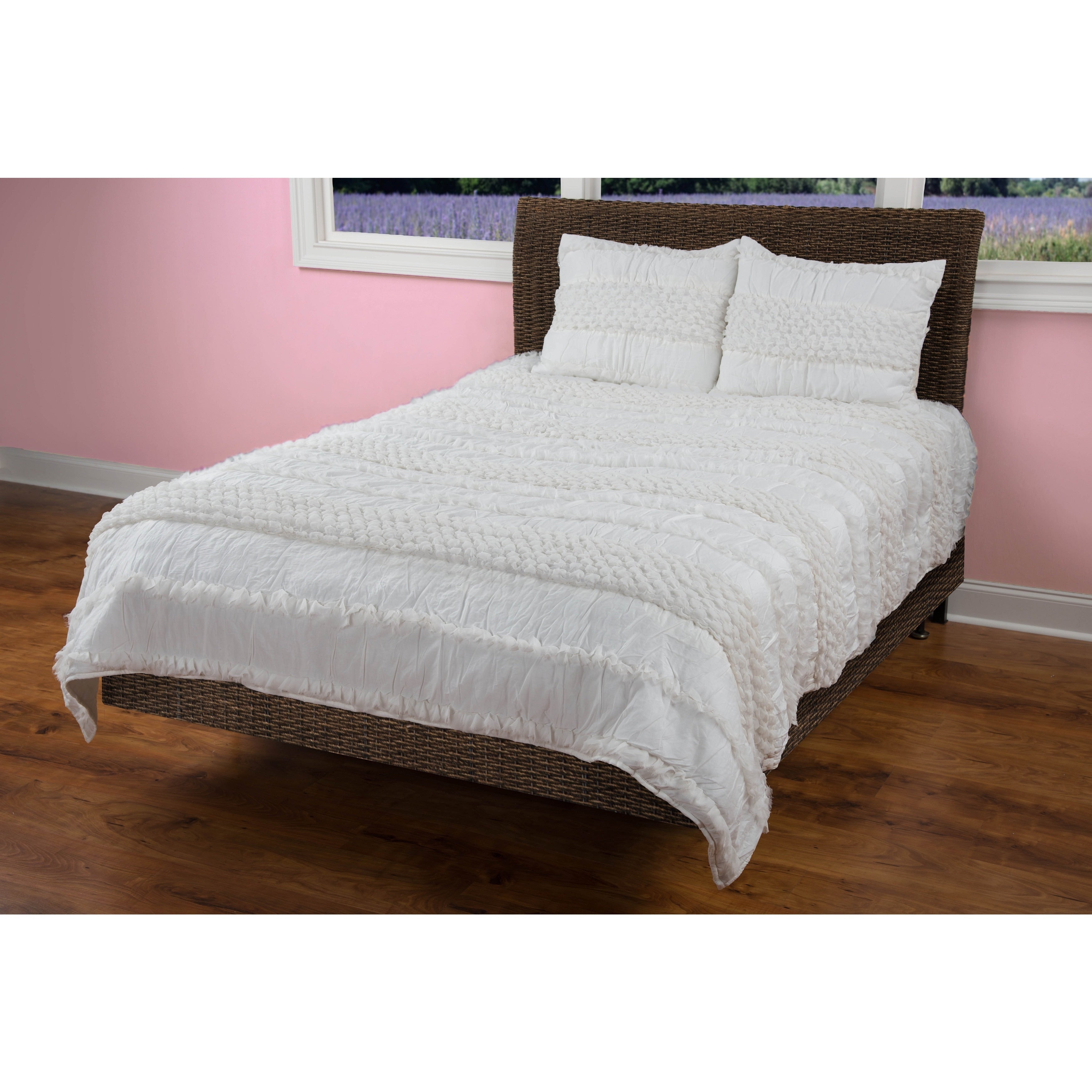 Rizzy Home Georgette 3 Piece Quilt Set