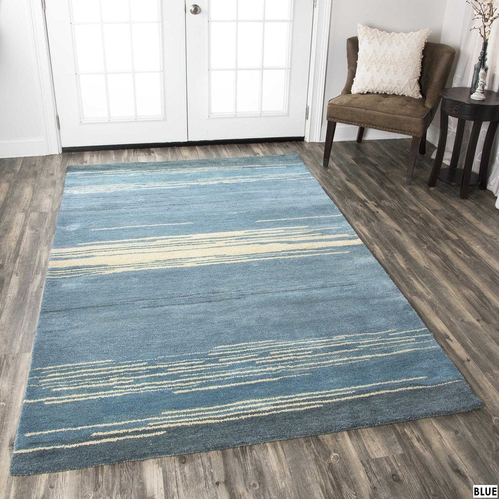 Rizzy Home Mojave Collection Stripe Rug