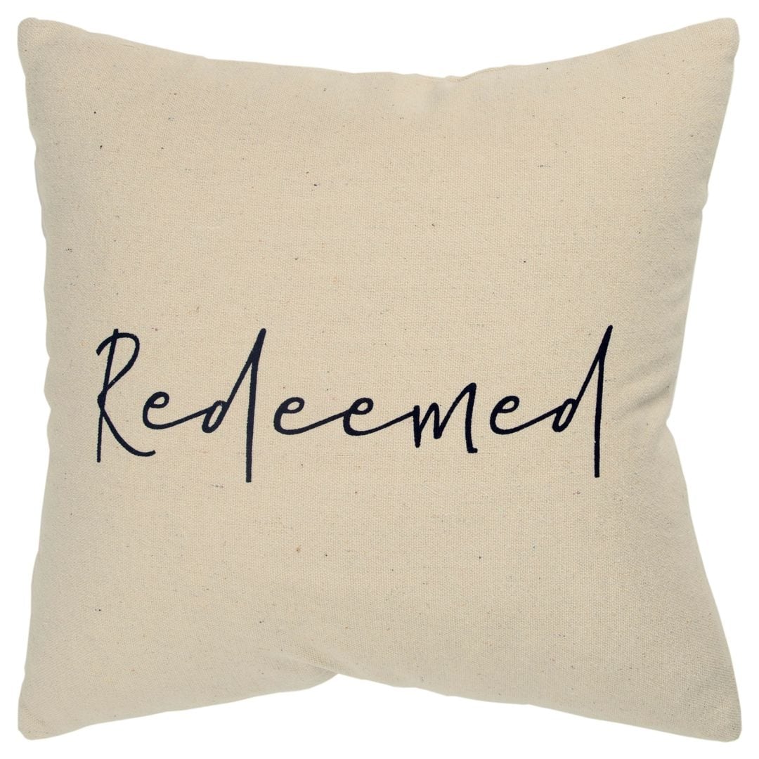 Rizzy Home Natural Quote 20 X20 Filled Pillow