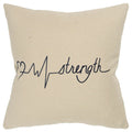 Rizzy Home Natural Quote 20 X20 Filled Pillow