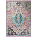 Rizzy Home Princeton Meadallion Blue Gray Area Rug 76 X 95 76 X 95