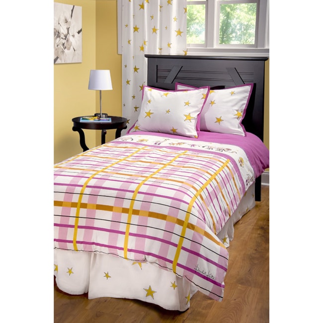 Rizzy Home Rachel Kate Girls Punk Animal Plaid 3 Piece Comforter Set