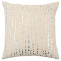 Rizzy Home Stripe 20 X 20 Decorative Pillow With Zipper Clsoure Gold Beige