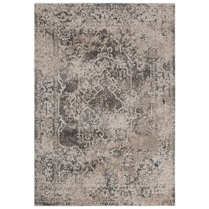 Rizzy Home Valencia Broken Medallion Beige Area Rug 67 X 96 67 X 96