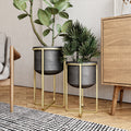Rizzy Mid Century Planters Set Of 2