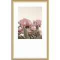 Romantic Nostalgia Peony Blossoms By Stephanie Klatt Wood Framed Wall Art Print