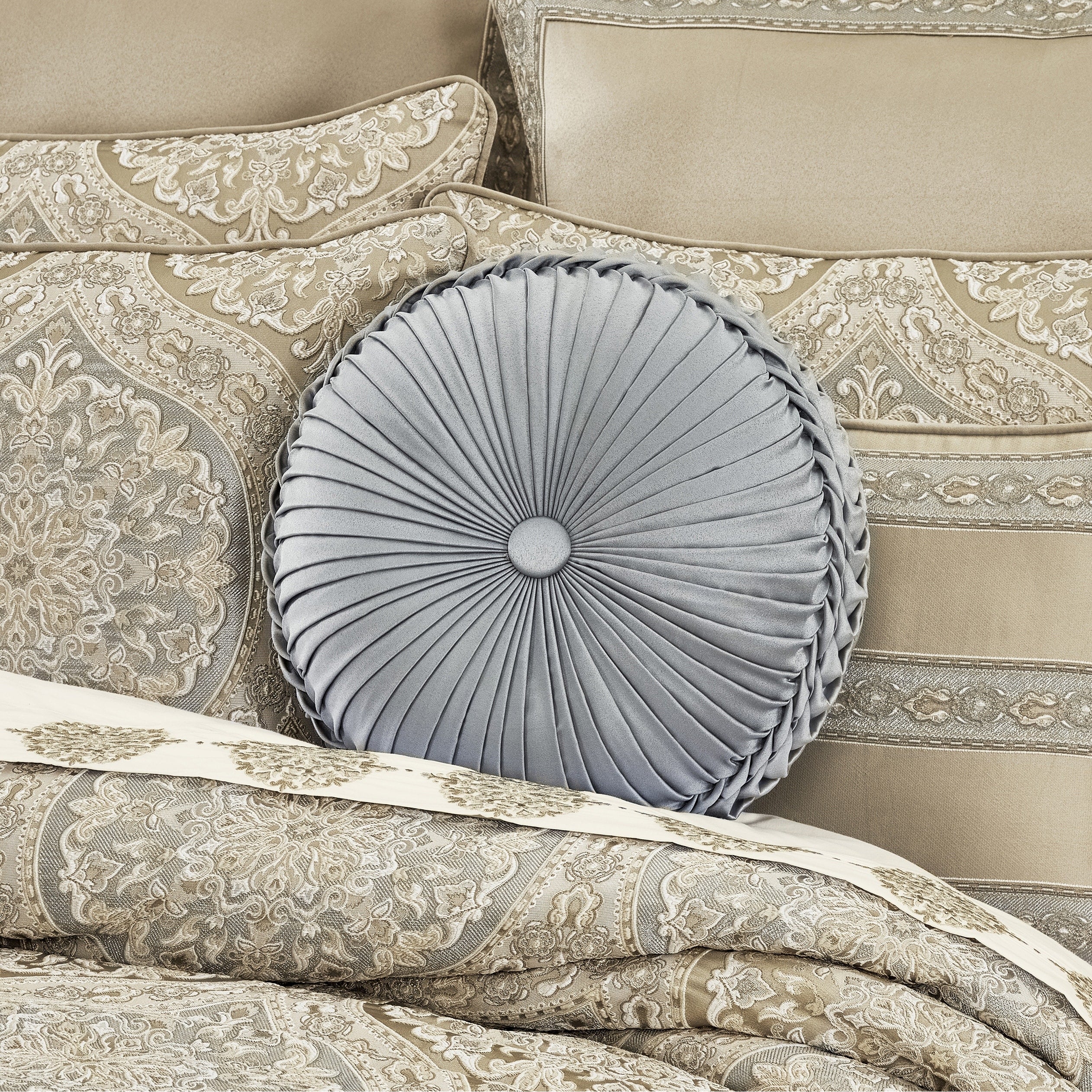Romero Tufted Round Decorative Throw Pillow
