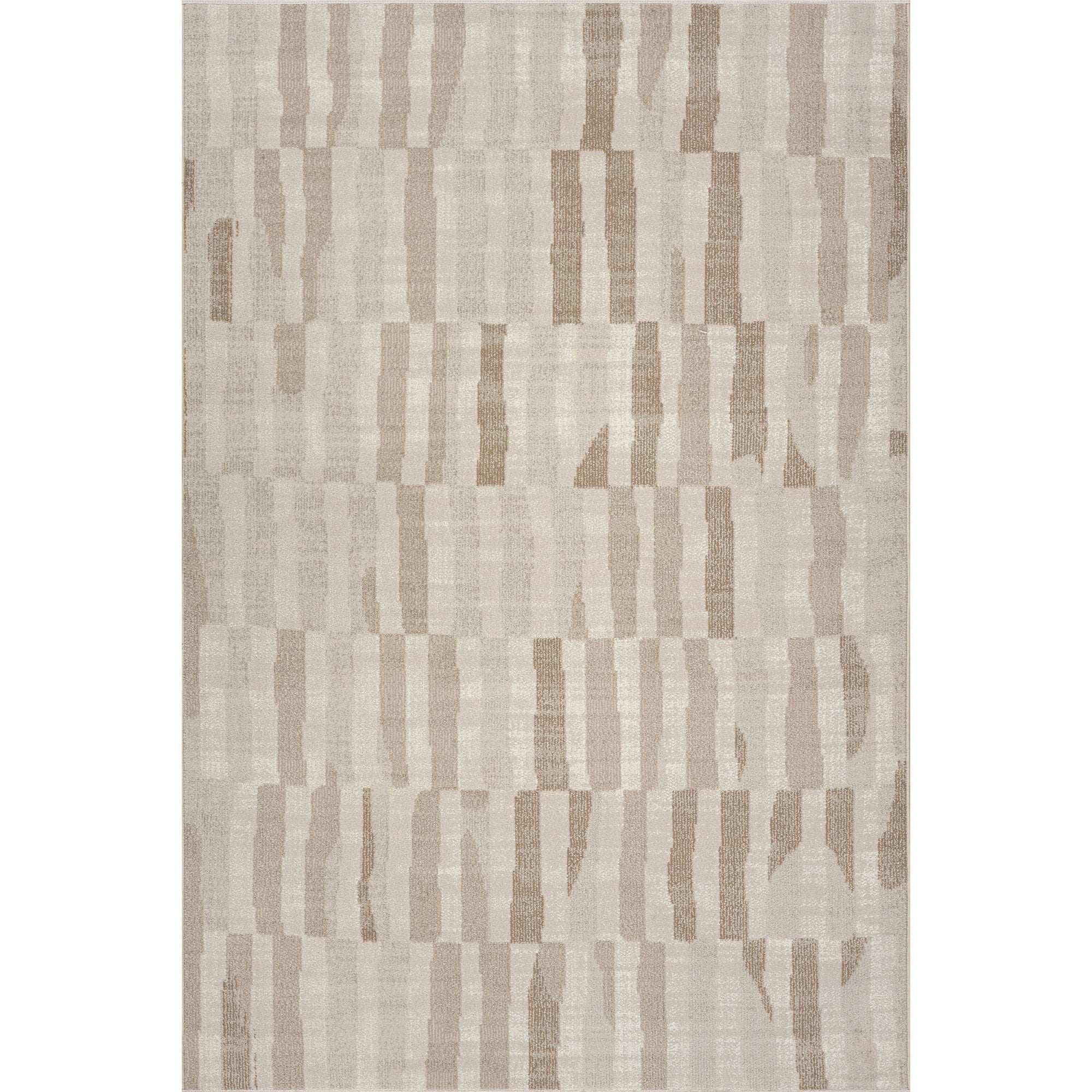 Romilda Rustic Abstract Washable Area Rug