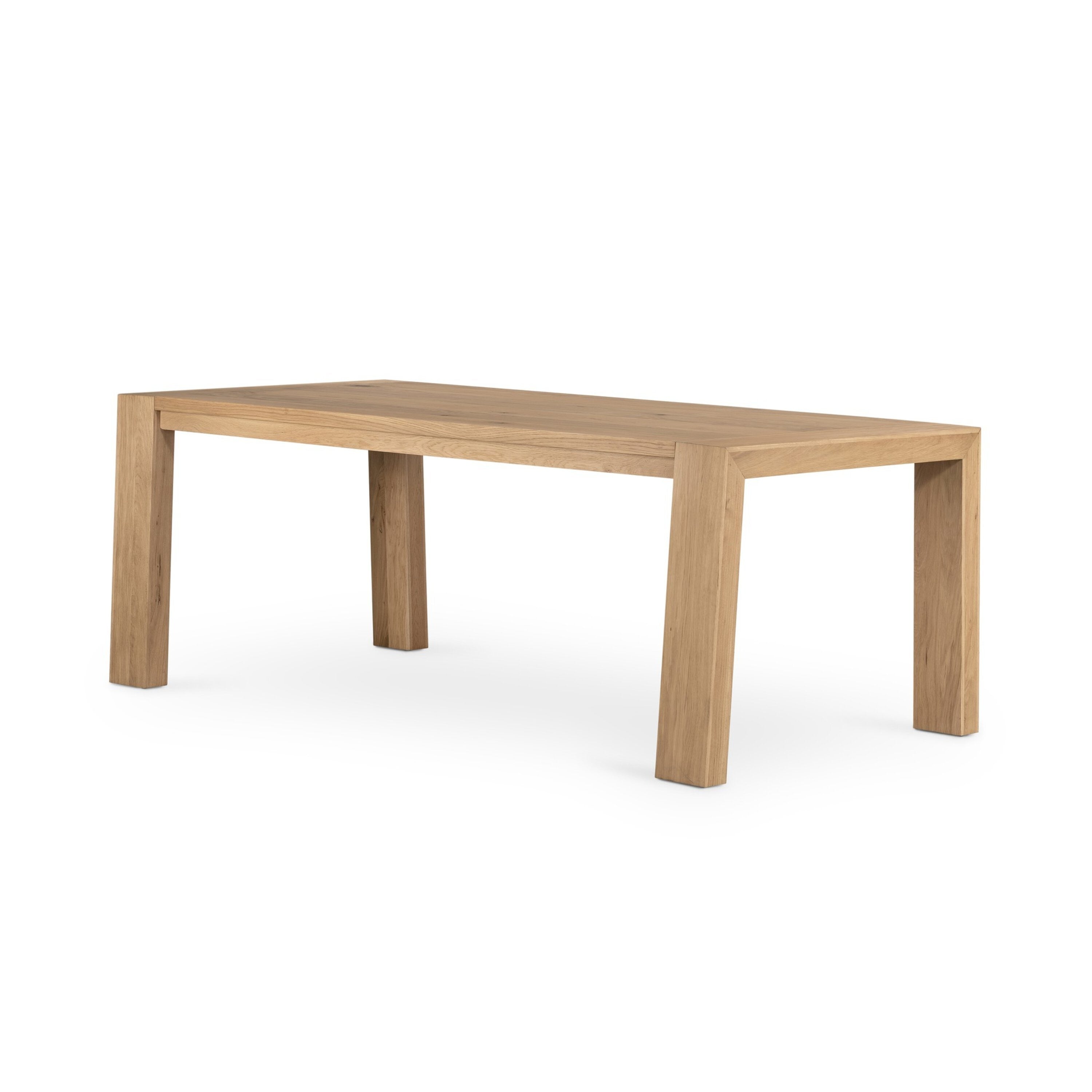 Romo Dining Table Light Oak Resin 84W X 41D X 30H
