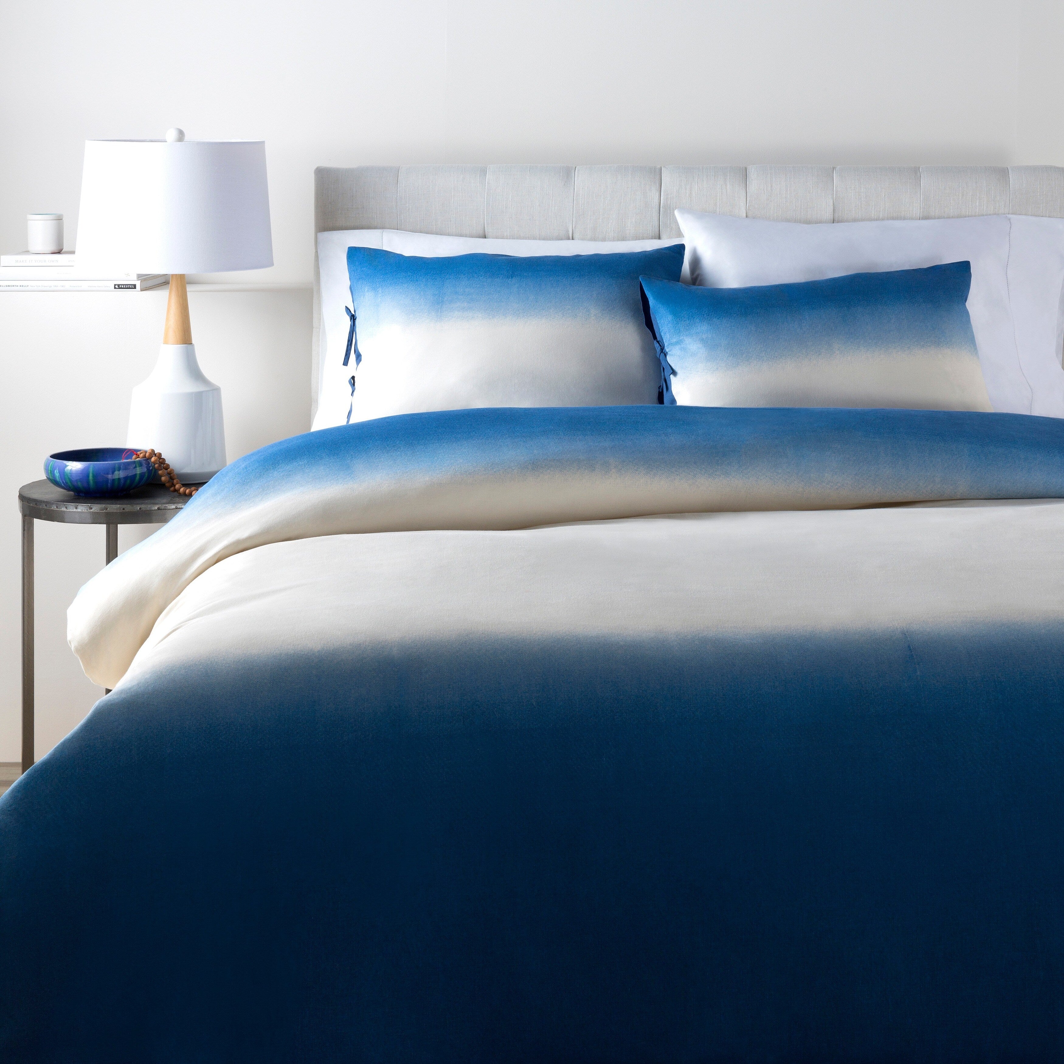 Ronnie Abstract Cotton Flax 3 Piece Duvet Cover Set