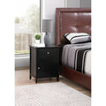 Roomfitters 1 Drawer Nightstand Wood Grain Storage Cabinet Door Fully Assembled Modern Bedroom End Table