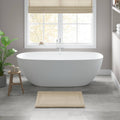 Roomfitters 17X24 Cotton Tufted 3000 Gsm Reversible Bath Rug Natural Heavyweight Luxury Spa Runner Extra Soft Absorbent Mat