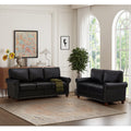 Roomfitters 2 Piece Modern Living Room Furniture Set 3 Seater Sofa And Loveseat With Hidden Storage Nailhead Trim