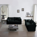 Roomfitters 2 Piece Modular Loveseat Set Two 2 Seater Chenille Couches For Living Room Office