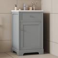 Roomfitters 20 Bathroom Vanity With Sink Soft Close Cabinet With Door Racks Adjustable Shelf