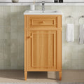 Roomfitters 20 Bathroom Vanity With Sink Solid Pinewood Frame Legs Tilt Out Drawer Soft Close Door With Racks