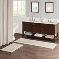 Roomfitters 21X34 Cotton Tufted 3000 Gsm Reversible Bath Rug Natural Beige Heavyweight Luxury Spa Carpet Extra Soft Bath Mat