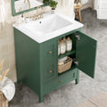 Roomfitters 24 Bathroom Vanity With Sink Solid Wood Legs 3 Drawers With Removable Dividers Adjustable Shelf