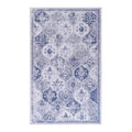 Roomfitters 2 X 3 Machine Washable Boho Vintage Area Rug Non Slip Pet Friendly Indoor Living Room Decor Carpet Blue
