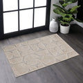 Roomfitters 2X3 Machine Washable Boho Vintage Area Rug Non Slip Pet Friendly Indoor Living Room Decor Carpet Beige