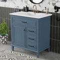 Roomfitters 30 Bathroom Vanity With Sink Single Sink Cabinet With 2 Drawers Tilt Out Tray And Door Shelf