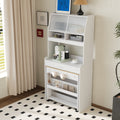 Roomfitters 69 Kitchen Pantry Organizers And Storage Kitchen Cabinet With Extendable Dining Table And Coffee Bar