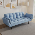 Roomfitters 74 Inch Antique Convertible Futon Sofa Bed Modern Sleeper Couch For Small Living Rooms
