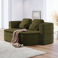Roomfitters 75 2 In 1 Foldable Sleeper Sofa Bed Ribbed Corduroy Convertible Couch With 2 Pillows For Small Spaces