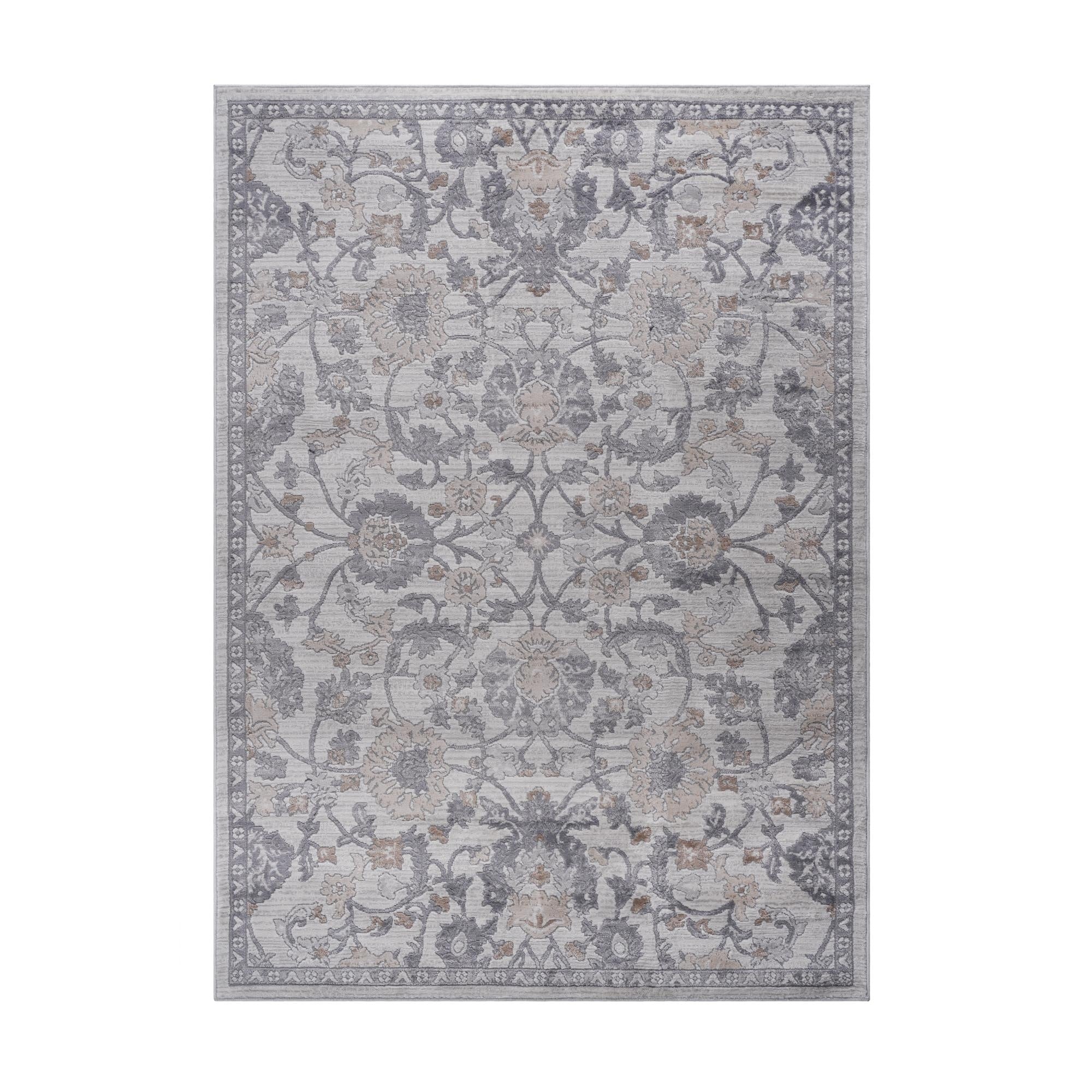 Roomfitters 8X10 Machine Washable Boho Vintage Area Rug Non Slip Pet Friendly Indoor Living Room Decor Carpet Sand 8 X 9