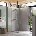 Roomfitters Dual Shower Head System With Slide Bar Fixed And Handheld Shower Faucet Set With Adjustable Sprayer Hose