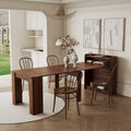 Roomfitters Extendable Dining Table With Storage Shelf Wooden Space Saving Kitchen Console Desk Dinner Furniture